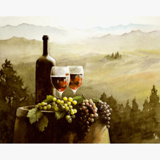 Fall in Tuscany by Jinchen Han