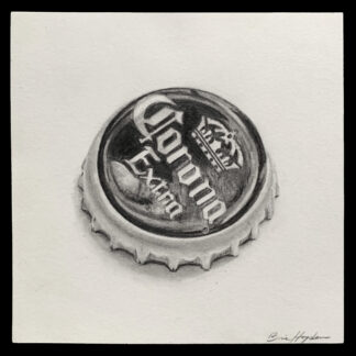 Corona Extra Bottle Cap by Brie Hayden