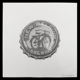 New Belgium Bottle Cap by Brie Hayden