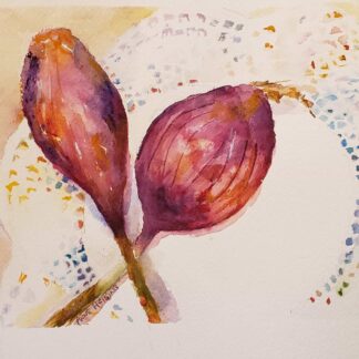 Red Onions by Anne Heising