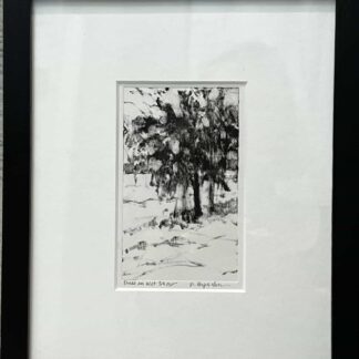 Trees in Wet Snow by Pattee Hipschen