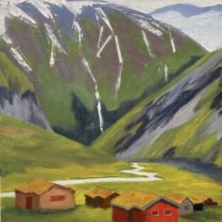 Cabins at Strynefjellet by Deborah Hurtt