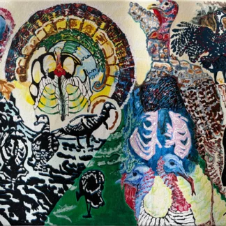 Wild Turkeys by Joan Slottow