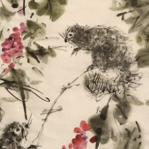 Drawing Animals and Flowers in Ink