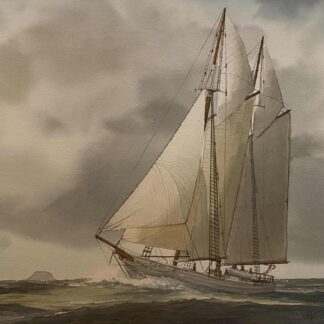 Two Masted Ship by James Iams