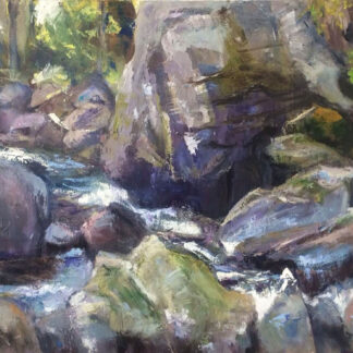 River Rocks - WVA by Marjorie Johnson