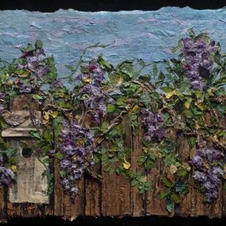 Wisteria on the Fence by Ronni Jolles