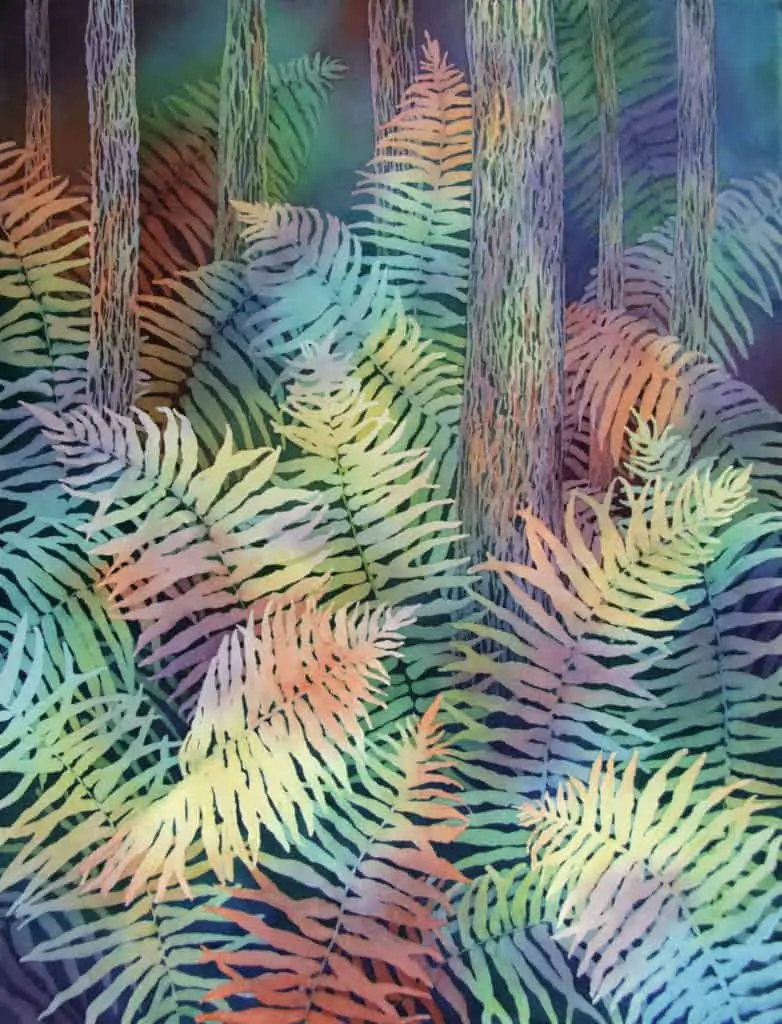 Kaleidoscopic Ferns by Rachel Collins