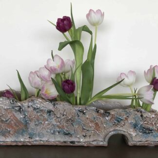 Flower Vessel (20" x 6") by Joan Kaufman