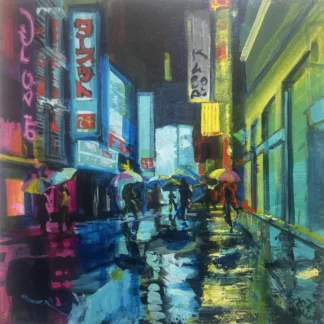 Painting: Rainy Night