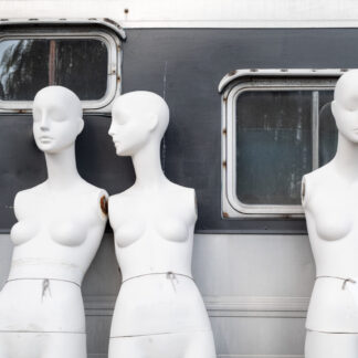 Should We Talk to Her? by Leslie Landerkin