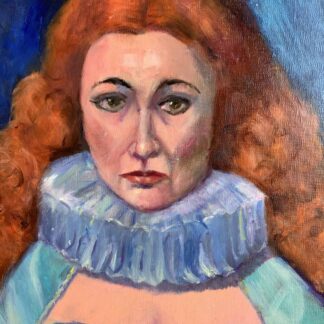 Redhead with a Ruffle by Trudy Levy