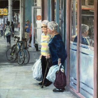 Waiting for the Bus by Cindi Lewis