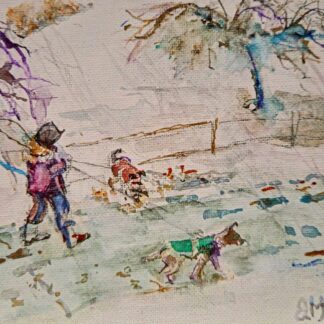 Snow Stroll by Jeanne McIntyre
