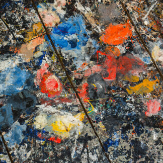 Jackson Pollock's Barn Floor by Julie Miller