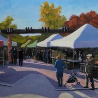 Market Pergola Shadows by Steve Mabley