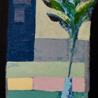 Blue Vase with Flowers by Julia Malakoff