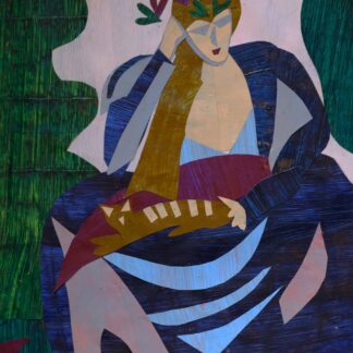 Woman with Cat 2 by Julia Malakoff