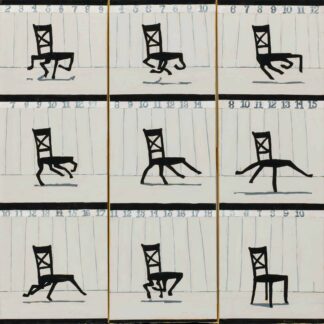 Inanimate Escape (with apologies to Edweard Muybridge) by Elizabeth Matthews