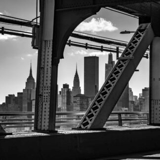 Empire State and Chrysler Buildings, New York City by Suzanne McIntire