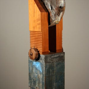 George Tkabladze "Wheel Of Fortune" Mixed Media Sculpture