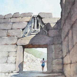 Myceanae Lion Gate by Jinchen Han
