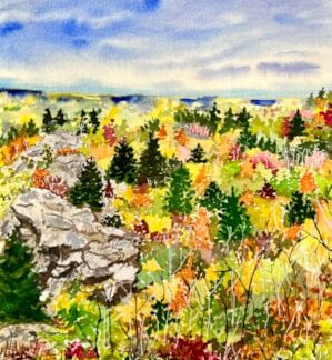 Autumn View by Ginya Truitt Nakata