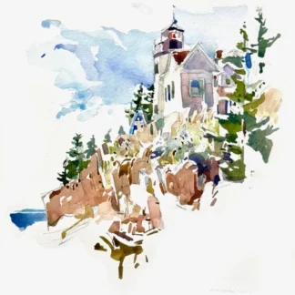EXPRESSIVE WATERCOLOR:  The Art of en Plein Air for Travel (Online)