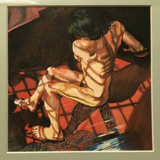 Red Floor with Figure in Sunlight by Ralph Paine