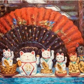 Good Fortune Crowd by Sally Parker