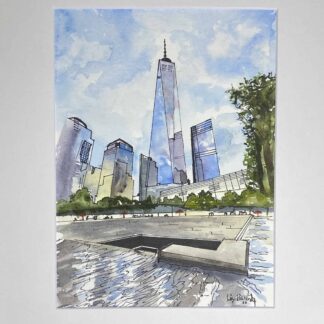"Reflecting Absence," 9/11 Memorial, New York City by Liz Pohland