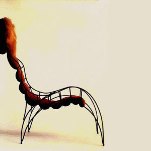 Donna Reinsel "Queen's Chair" Steel Furniture