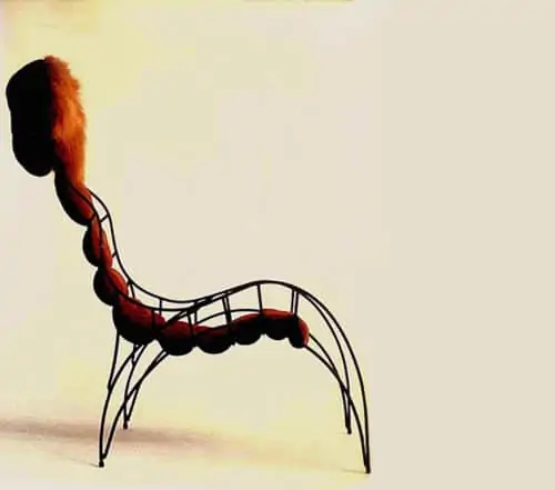 Donna Reinsel "Queen's Chair" Steel Furniture