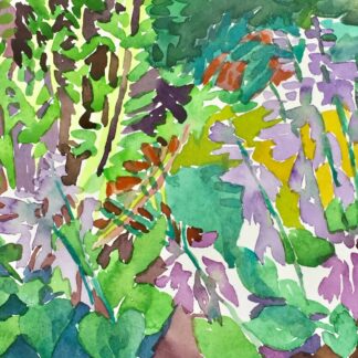 In the Hostas by Maureen Rabinovitz