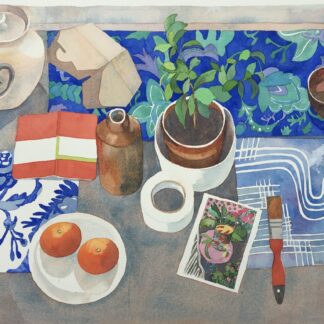 Clementines & Ficus by Maureen Rabinovitz