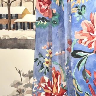 Curtains on Winter by Maureen Rabinovitz