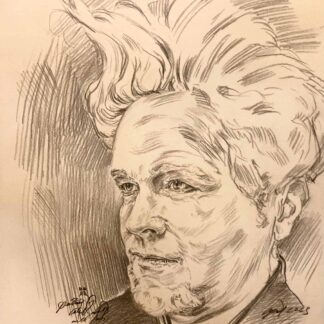Sketch of Caleb with Wild Hair by Paul Reynolds