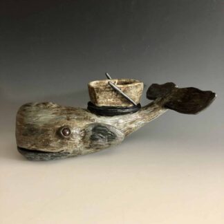 Whale and Boat by Trinka Roeckelein