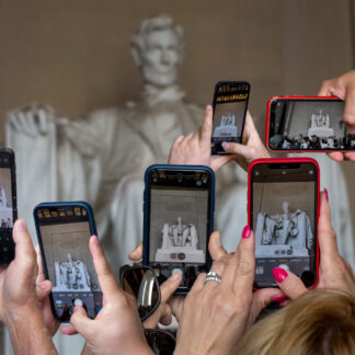 Photos at the Lincoln Memorial by William Rollins