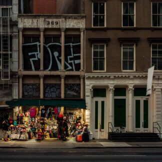 Storefront at Dusk by William Rollins