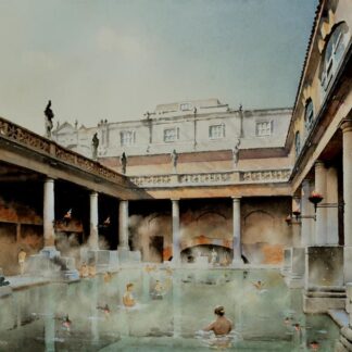 Roman Bath in Bath City, UK by Jinchen Han