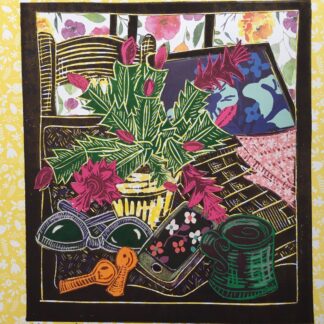 "Zygocactus Still Life" 1/1 by Ellen Rosenthal