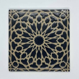 Rosette - Black by Rifat S. Taher