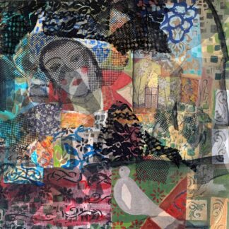 Miniature in mourning "portrait" by Sohaila Rubin
