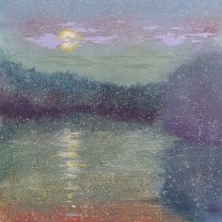 Burke Lake Moonrise by Jay Ryan