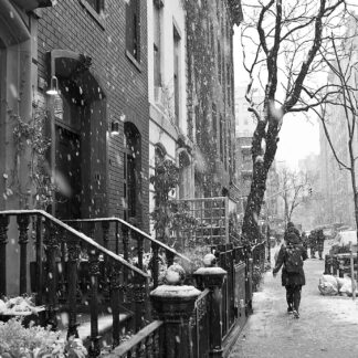 Snow in Chelsea, NYC by Helen Sampson