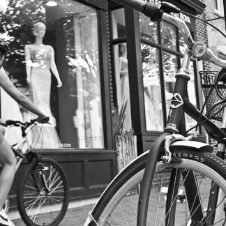 Bikes on King St by Helen Sampson