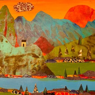 Mountain Sunset by Liz Santulli
