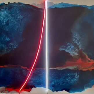 "Blue II", 2021 by Deirdre Saunder