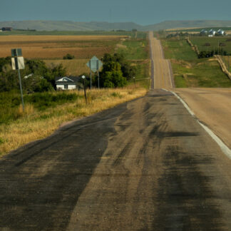 Busy Highway in Nebraska by Wilford Scott